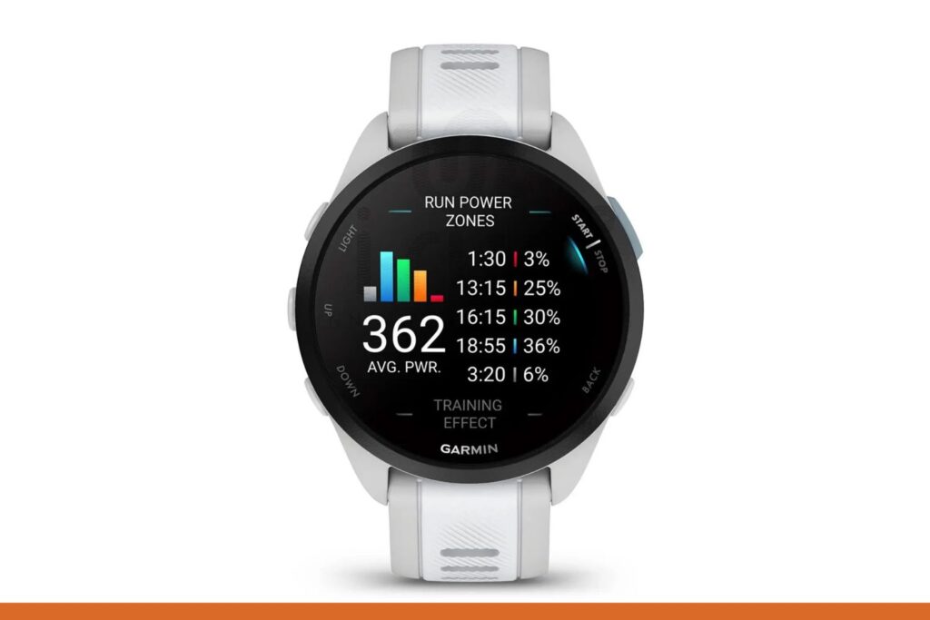 Garmin Forerunner 165 ecran