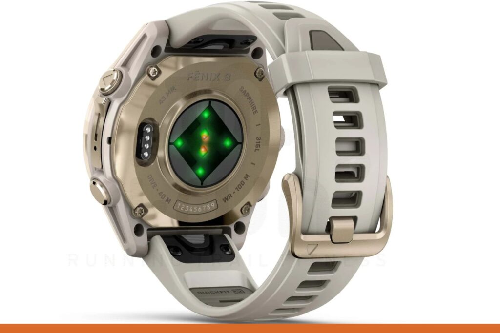 Garmin Fenix 8 AMOLED capteur