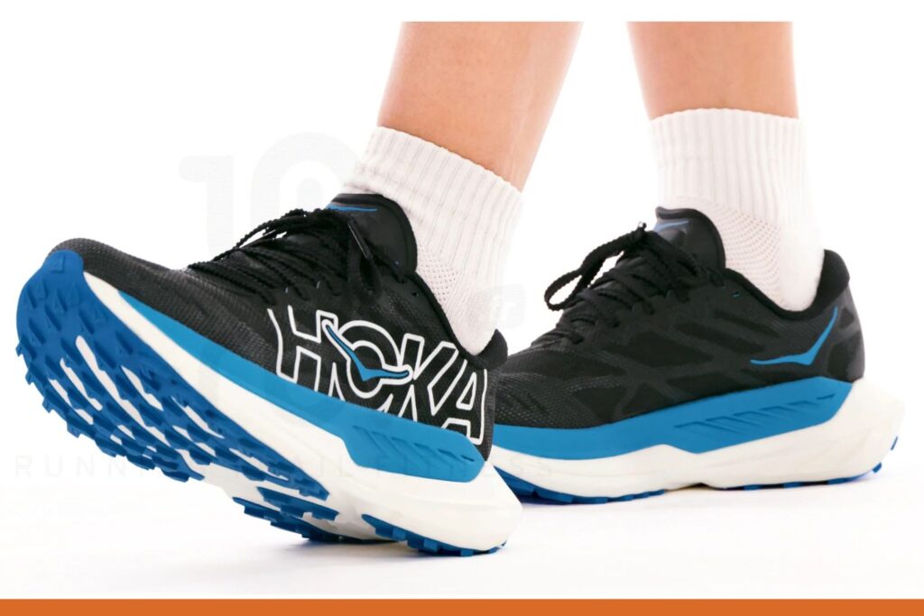 HOKA Rocket X Trail porté
