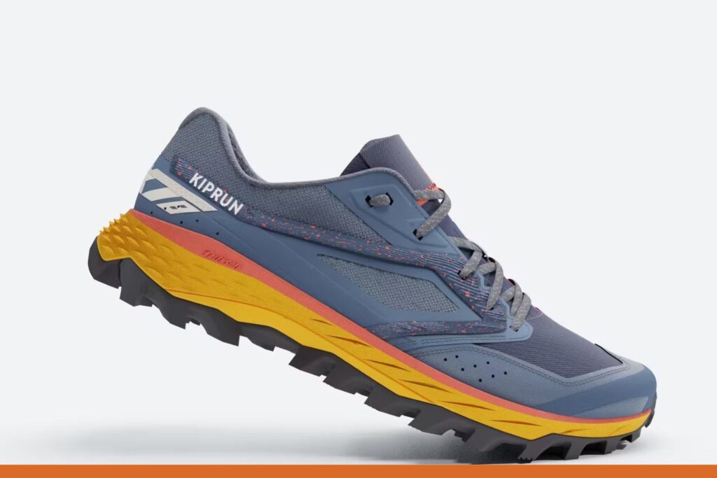 Kiprun XT8 talon en l air